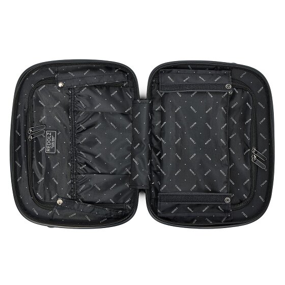 Redolz Essentials14 4-Rollen Kofferset Beautycase 4tlg mit Dehnfalte Laptopfach