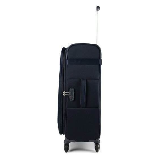 Samsonite Citybeat 4 Rollen Trolley 66 cm mit Dehnfalte