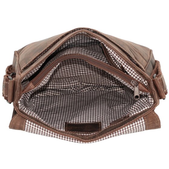 Jack Kinsky Baltimore 4 Umhängetasche Leder 28 cm