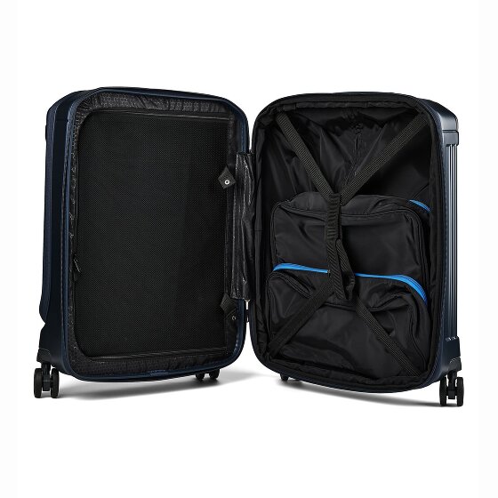 Piquadro PQ-Light 4 Rollen Kabinentrolley S 56 cm Laptopfach mit Dehnfalte