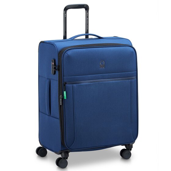 Delsey Paris x United Colors of Benetton BE 4-Rollen Trolley 65 cm mit Dehnfalte