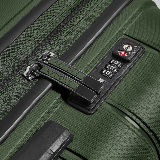 Redolz Essentials 11 4 Rollen Kabinentrolley 55 cm mit Dehnfalte