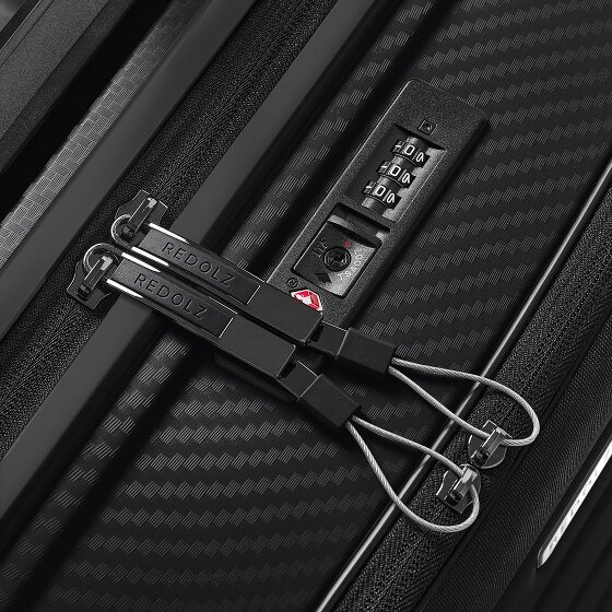 Redolz Essentials 17 4-Rollen Kabinentrolley 55 cm Soft-Pocket Laptopfach