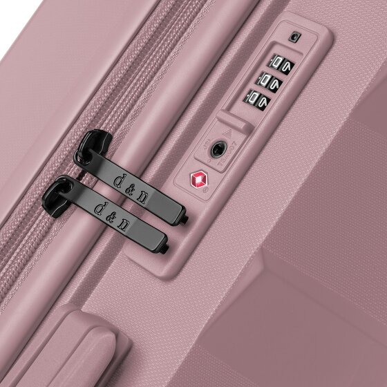 d&n South Dakota 4 Rollen Trolley L 76 cm mit Dehnfalte