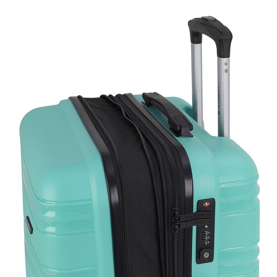 Gabol Uyiko 4 Rollen Kabinentrolley 54 cm mit Dehnfalte