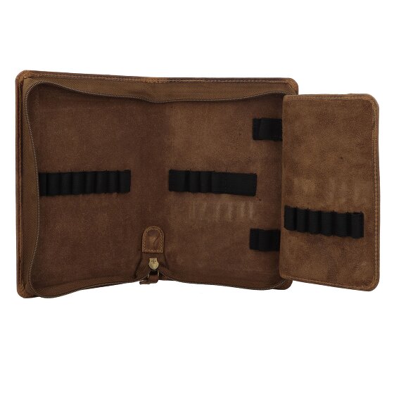 Greenburry Vintage Stifteetui Leder 13.5 cm