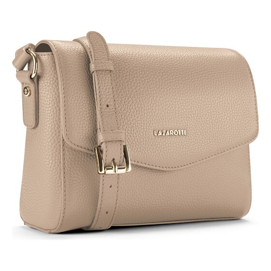 Lazarotti Bologna Leather Crossbody Umhängetasche Leder 22 cm