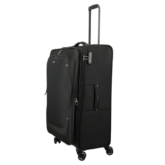 Travelite Umbria 4 Rollen Trolley L 77 cm mit Dehnfalte