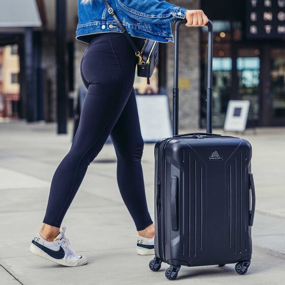 Gregory Quadro Pro 4 Rollen Kabinentrolley 55 cm mit Dehnfalte