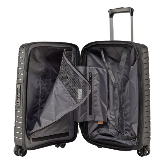 Stratic Novium 4 Rollen Kabinentrolley S 55 cm mit Dehnfalte