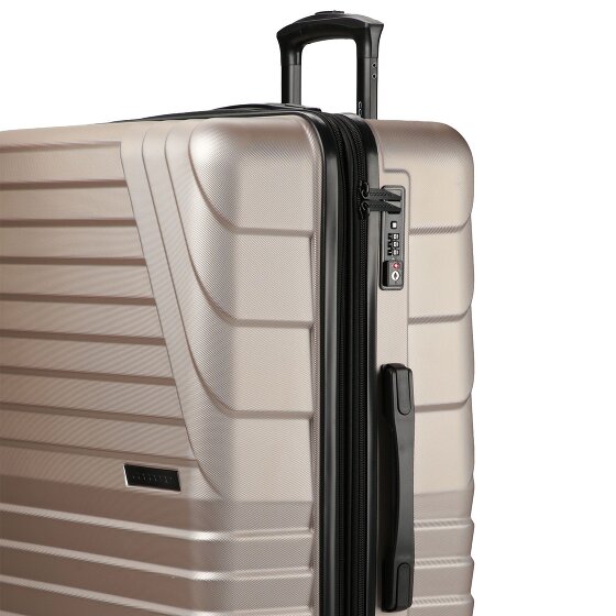 Cocoono Larnaka 4 Rollen Trolley 78 cm mit Dehnfalte