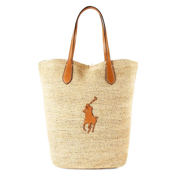 POLO RALPH LAUREN Raffia Shopper Tasche 46 cm