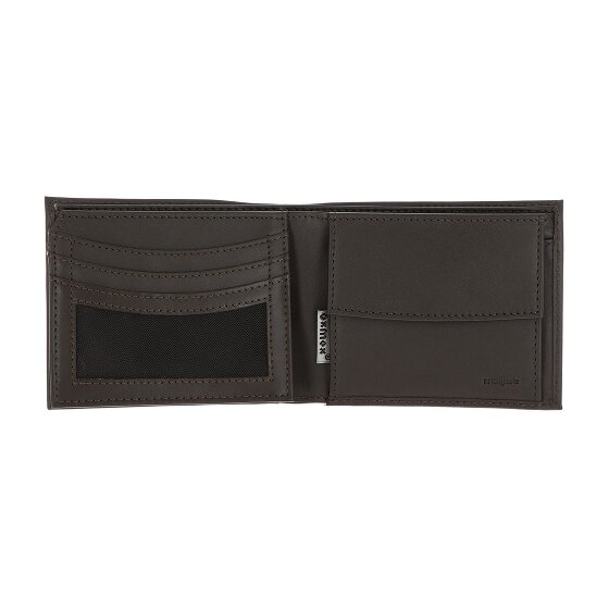 oxmox Leather Geldbörse RFID Schutz Leder 12 cm