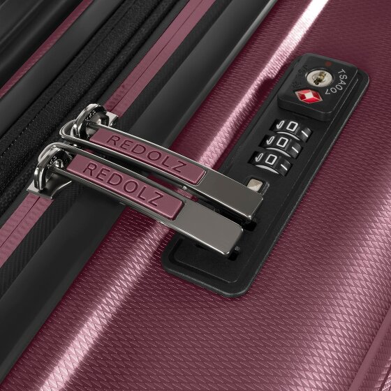 Redolz Essentials 14 4 Rollen Kabinentrolley 55 cm mit Dehnfalte