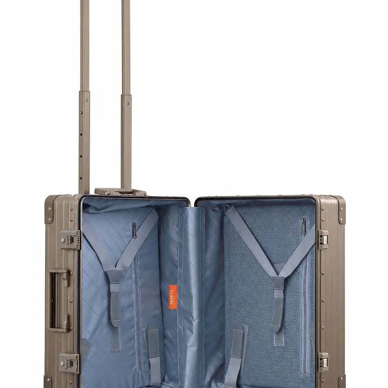 Aleon Traveler Domestic 4-Rollen Kabinentrolley Aluminium 55 cm