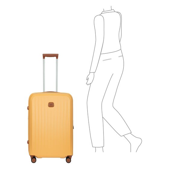 Bric's Taormina 4 Rollen Trolley M 69 cm mit Dehnfalte