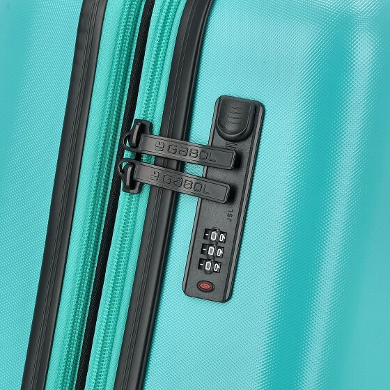 Gabol Future Plus 4 Rollen Kabinentrolley 55 cm mit Dehnfalte