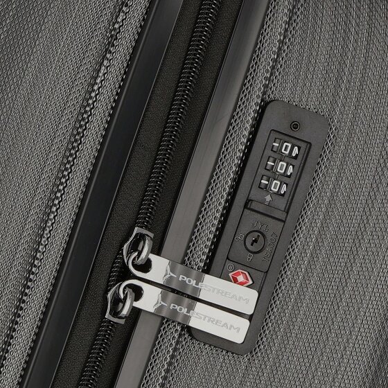 Polestream Moonrock 4 Rollen Kofferset 3-teilig mit Dehnfalte