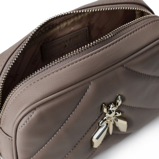 Patrizia Pepe Fly Padded Umhängetasche Leder 19.5 cm