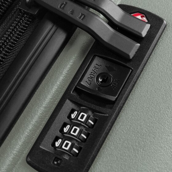 d&n Toronto 4 Rollen Kabinentrolley S 54 cm mit Dehnfalte