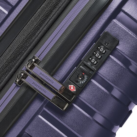 Pactastic Collection 04 THE LARGE + 4 Rollen Trolley L 75 cm mit Dehnfalte