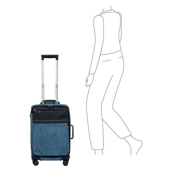 Bric's Bric´s  x Replay 4 Rollen Kabinentrolley 55 cm