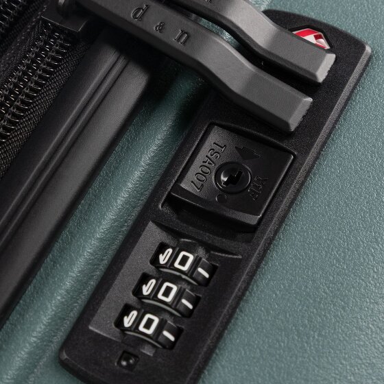 d&n Toronto 4 Rollen Kabinentrolley S 54 cm mit Dehnfalte