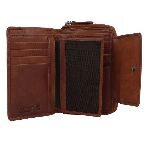 Greenburry Newport Geldbörse RFID Schutz Leder 14 cm