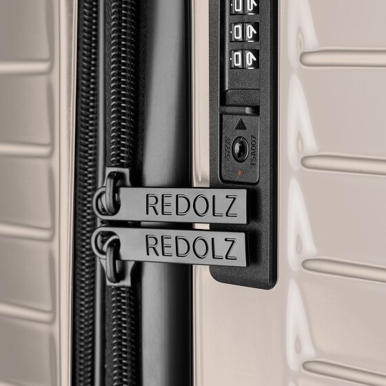 Redolz Essentials 18 4 Rollen Kabinentrolley 55 cm mit Dehnfalte