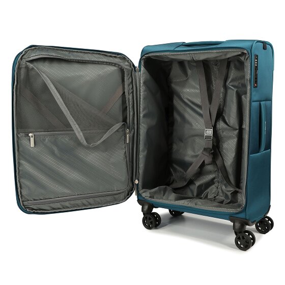 Samsonite Base Breeze 4 Rollen Trolley 67 cm mit Dehnfalte