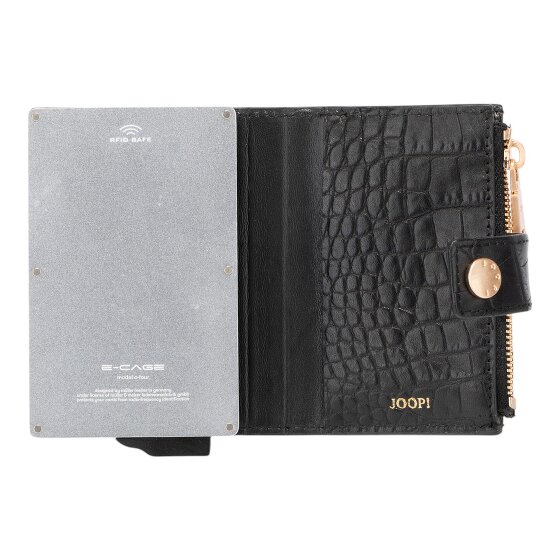 Joop! Coccodrillo C-Four Geldbörse RFID Schutz Leder 7 cm