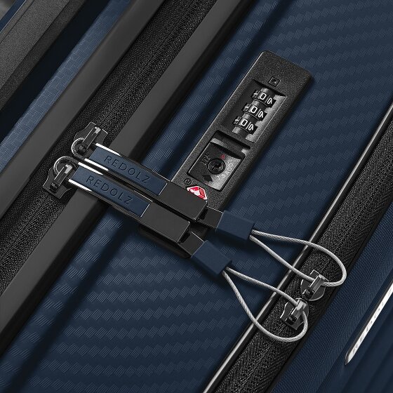 Redolz Essentials 17 4-Rollen Kabinentrolley 55 cm Soft-Pocket Laptopfach