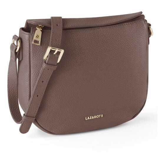 Lazarotti Bologna Leather Crossbody Umhängetasche Leder 25 cm