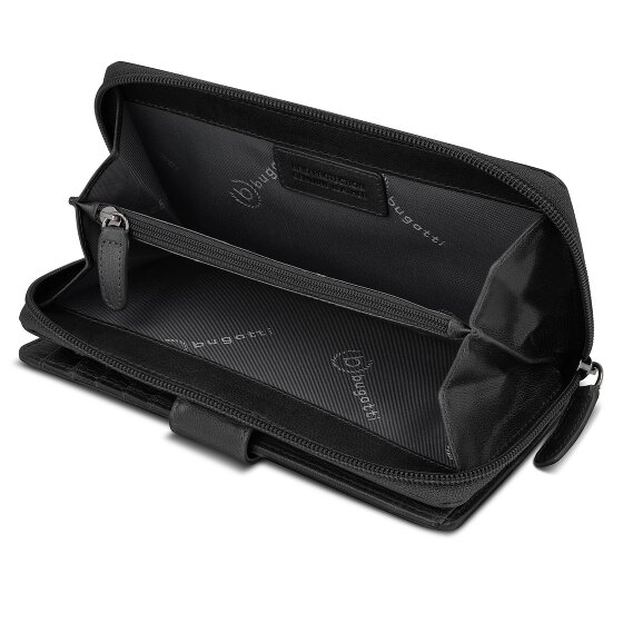 Bugatti Valencia Geldbörse RFID Schutz Leder 10 cm