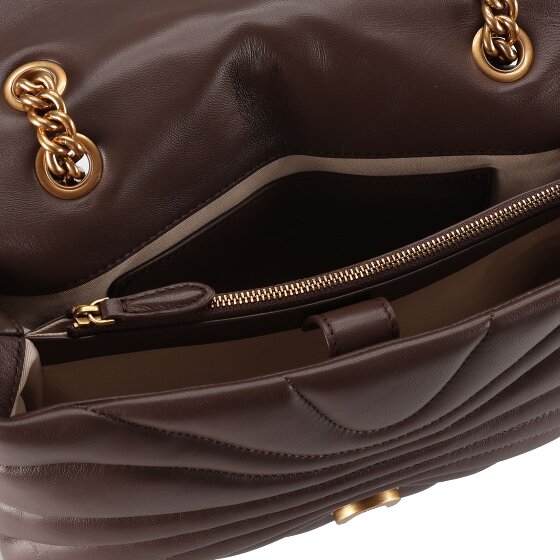 PINKO Love Puff Schultertasche Leder 30 cm