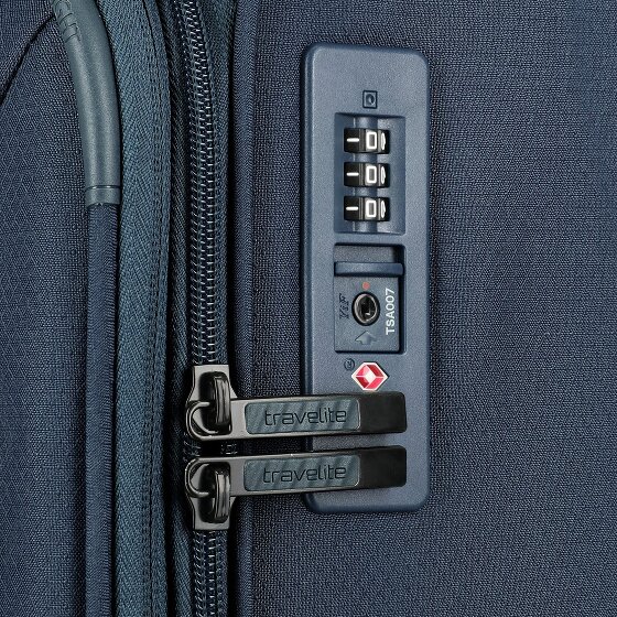 Travelite Skaii 4 Rollen Kofferset 3-teilig mit Dehnfalte