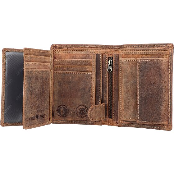 Greenburry Vintage Geldbörse RFID Leder 10 cm