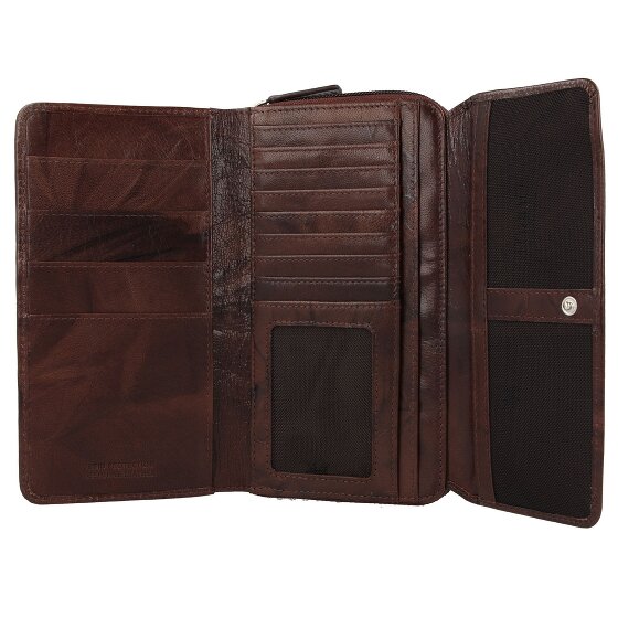 mano Donna Aurona Geldbörse RFID Leder 18 cm