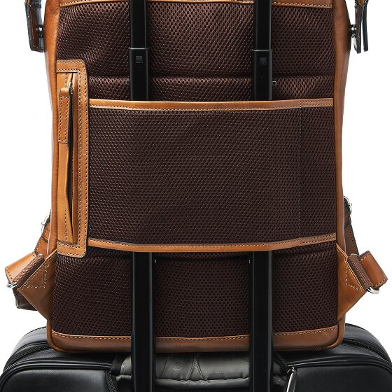 Castelijn & Beerens Laurens Daypack RFID Schutz Leder 41 cm Laptopfach