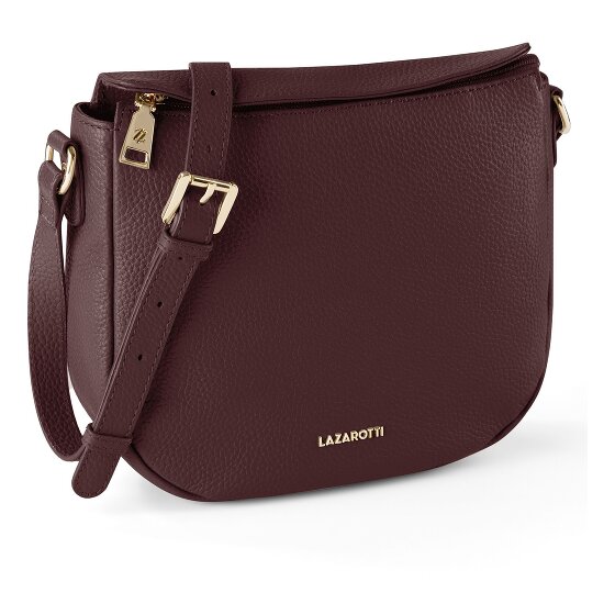 Lazarotti Bologna Leather Crossbody Umhängetasche Leder 25 cm