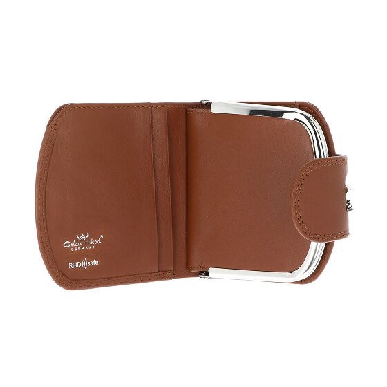 Golden Head Polo Geldbörse RFID Schutz Leder 10 cm