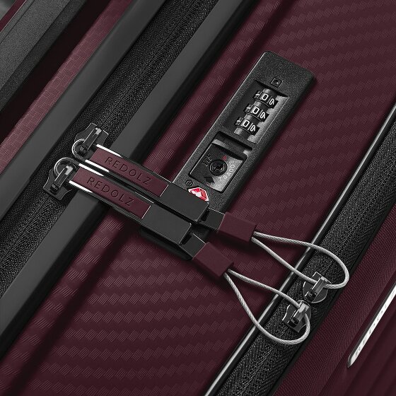 Redolz Essentials 17 4-Rollen Kabinentrolley 55 cm Soft-Pocket Laptopfach