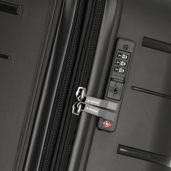 Polestream Strz by Asteroid 4 Rollen Trolley L 74 cm mit Dehnfalte