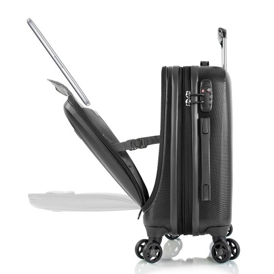 Heys Vantage 4 Rollen Kabinentrolley S 55 cm mit Dehnfalte