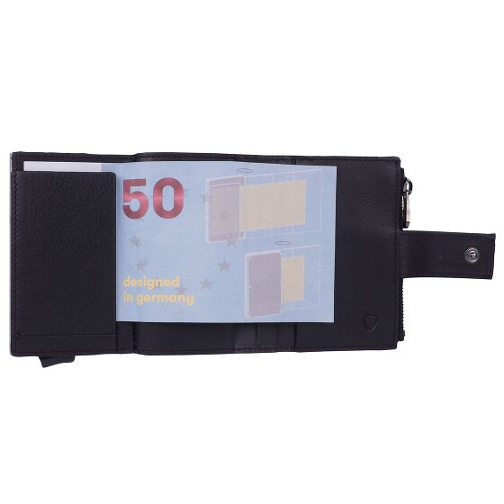 Strellson Carter C-Four Kreditkartenetui RFID Schutz Leder 6.5 cm