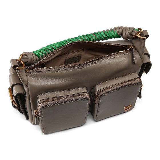 PINKO Cargo Schultertasche Leder 31 cm