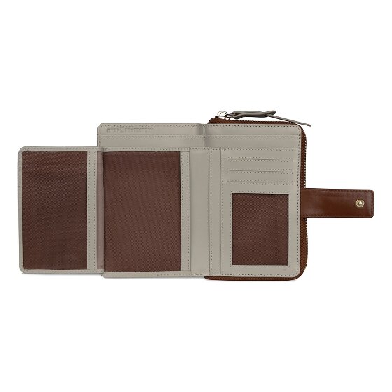 Bugatti Viola Geldbörse RFID Schutz Leder 14 cm