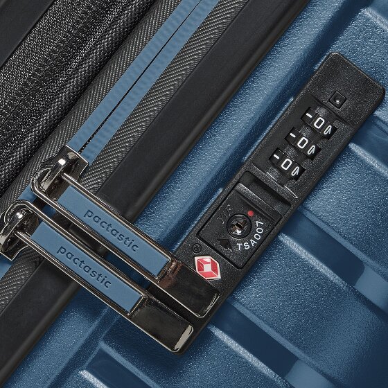 Pactastic Collection 04 THE CABIN + 4 Rollen Kabinentrolley S 55 cm mit Dehnfalte