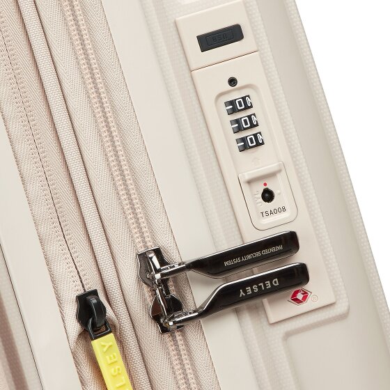 Delsey Paris Lutece 4 Rollen Kabinentrolley 55 cm mit Dehnfalte