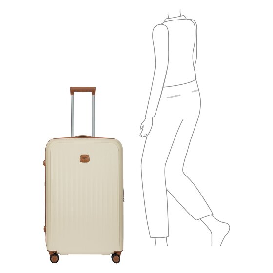 Bric's Taormina 4 Rollen Trolley 75 cm mit Dehnfalte